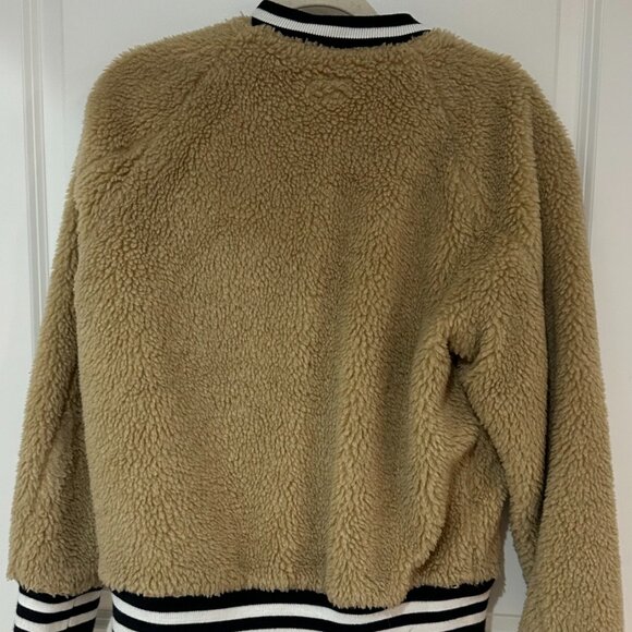 Mother Fleece Sherpa Bomber Jacket - Picture 2 of 4